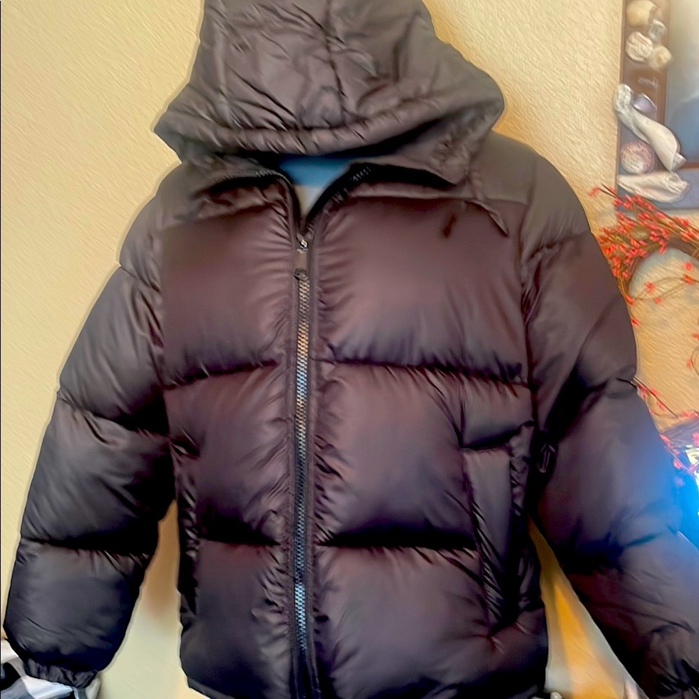 Big Kids Black Puffer Jacket